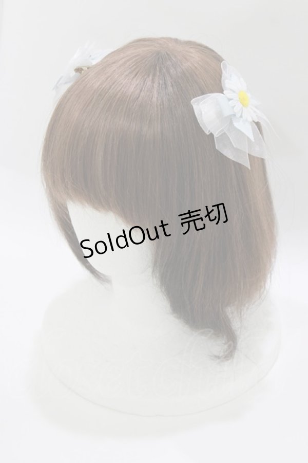 画像2: LIZ LISA / マーガレットクリップセット  サックス H-26-04-02-073-LO-AC-NS-ZH (2)