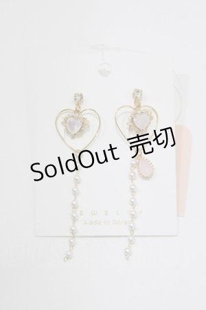 画像: LIZ LISA / ハートイヤリング  ゴールド H-26-04-02-074-LO-AC-NS-ZH