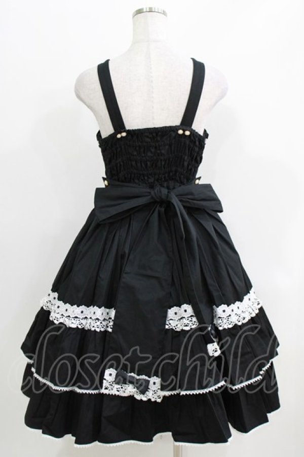 画像3: metamorphose / メアリーはしごレースジャンパースカート サイズ1 ブラック H-26-04-02-001-ME-OP-NS-ZH (3)