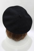 画像2: an another angelus / グログランリボン付きベレー  ブラック H-26-04-02-079-CA-SK-NS-ZH (2)