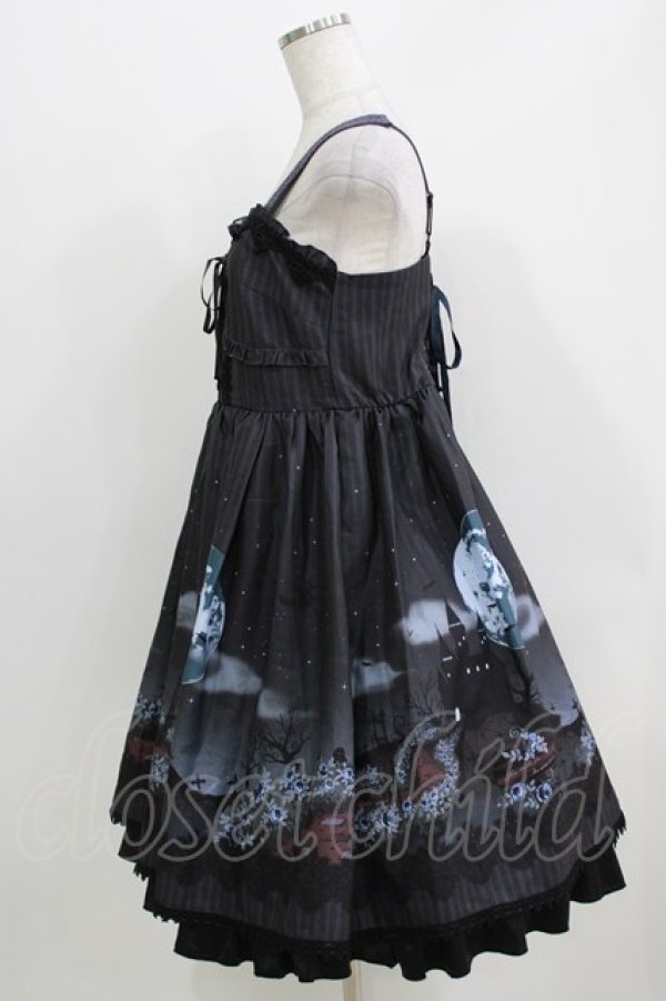 画像2: axes femme kawaii / トリックナイトワンピース M ブラック H-26-04-02-011-AX-OP-NS-ZH (2)