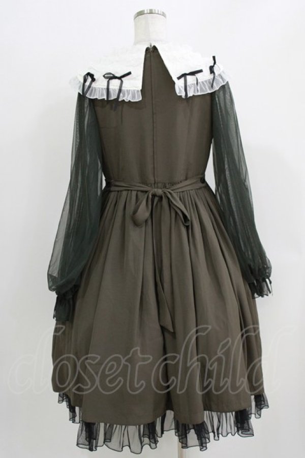 画像3: Angelic Pretty / Airy Frillワンピース Free カーキ H-26-04-02-014-AP-OP-NS-ZH (3)