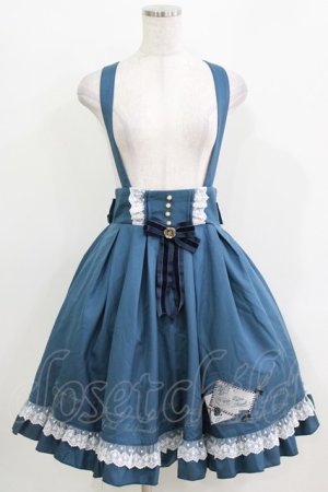 画像: Amavel / Air Mail レースフリルスカート Free ブルー H-26-04-02-016-CA-SK-NS-ZH