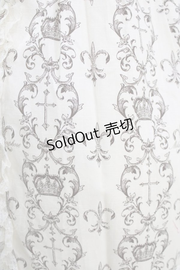 画像4: metamorphose / 【プラスサイズ】クラウンクロス ケープ付ロングドレス プラスサイズ 生成り H-26-04-02-017-ME-OP-NS-ZH (4)