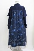 画像3: axes femme / ステラートプリントシャツワンピース Free ネイビー H-26-04-02-018-AX-OP-NS-ZH (3)