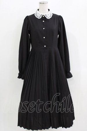 画像: m petit by misako / AM*レースエリプリーツワンピース M ブラック H-26-04-02-019-LO-OP-NS-ZH