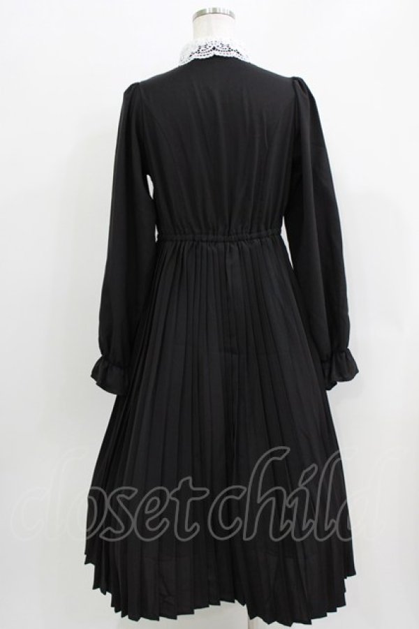 画像3: m petit by misako / AM*レースエリプリーツワンピース M ブラック H-26-04-02-019-LO-OP-NS-ZH (3)