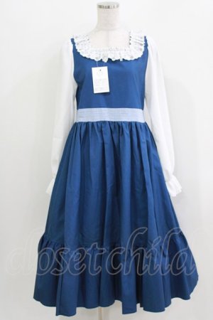 画像: marcHenTica / チェック切替ワンピース P ブルー H-26-04-02-020-LO-OP-NS-ZH