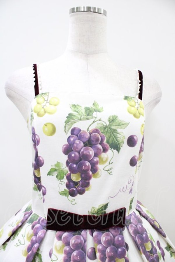 画像4: Emily Temple cute / Lady Grapesキャミソールワンピース  オフホワイト H-26-04-03-026-ET-OP-KB-ZH (4)