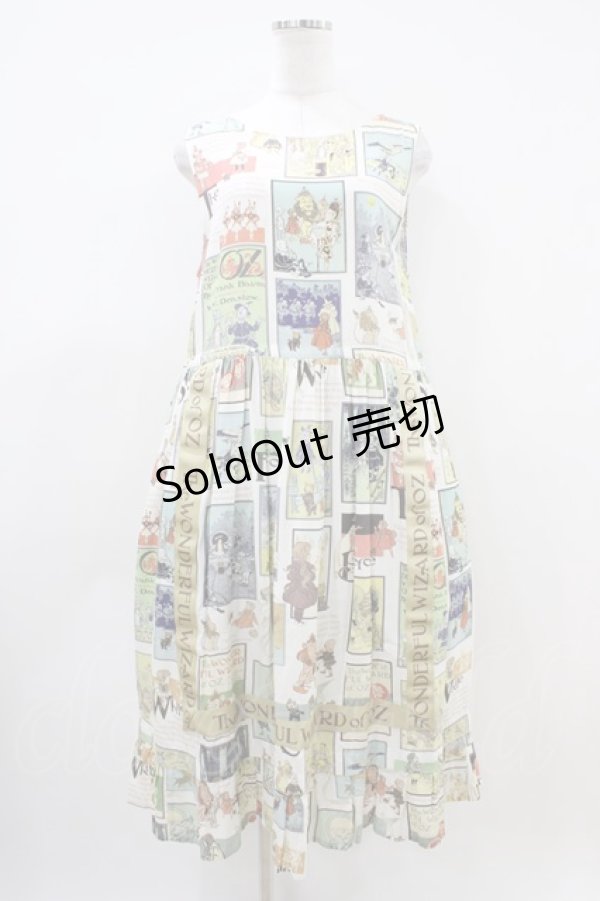 画像1: Jane Marple / The Wizard of Ozノースリーブドレス  アイボリー H-26-04-03-028-JM-OP-KB-ZH (1)