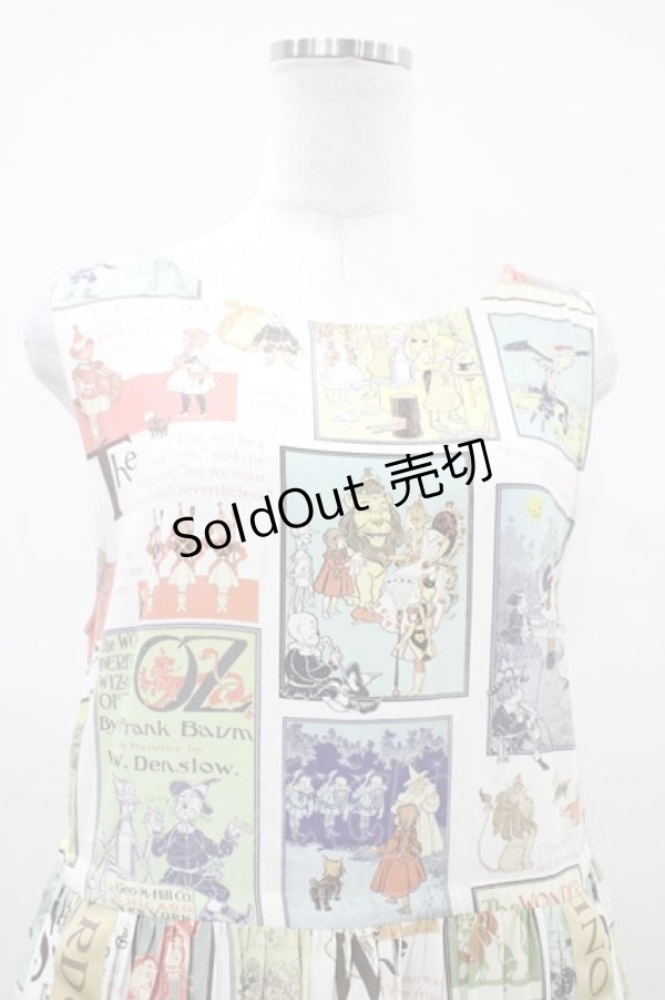 画像4: Jane Marple / The Wizard of Ozノースリーブドレス  アイボリー H-26-04-03-028-JM-OP-KB-ZH (4)