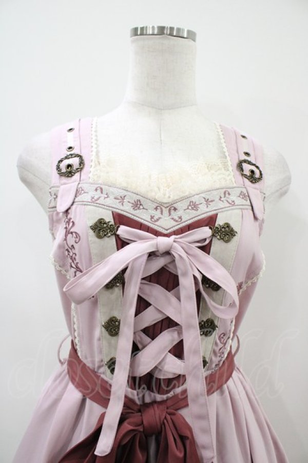 画像4: Ozz oneste / Fairy tale Roseジャンパースカート  ピンク H-26-04-03-029-OO-OP-KB-ZH (4)