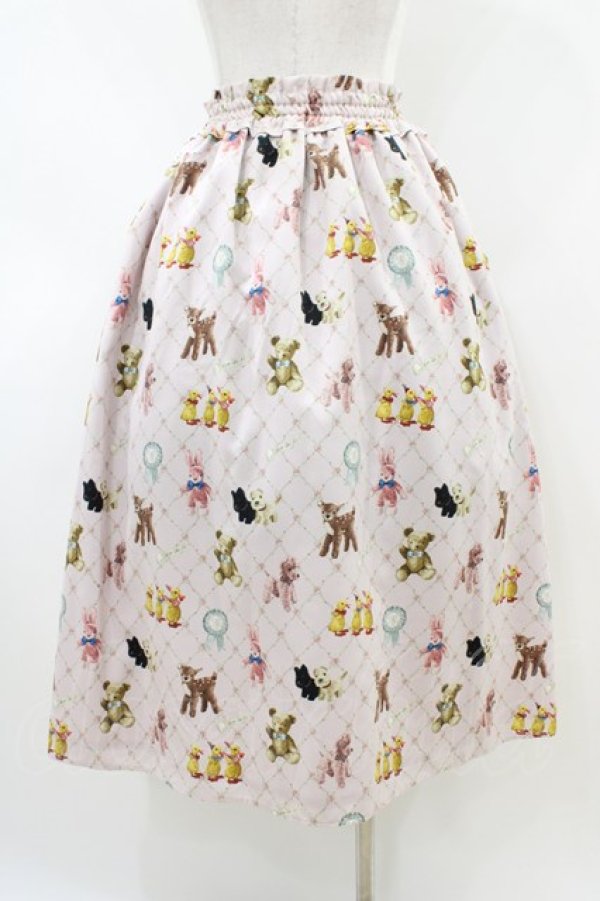 画像2: Melody BasKet / ちいさなぬいぐるみスカート  ピンク H-26-04-03-031-LO-SK-KB-ZH (2)