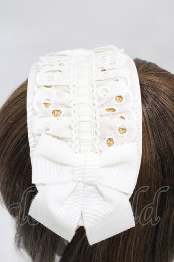 画像3: Shirley Temple / ストローヘッドドレス  ホワイト H-26-04-03-005-ET-AC-KB-ZH (3)