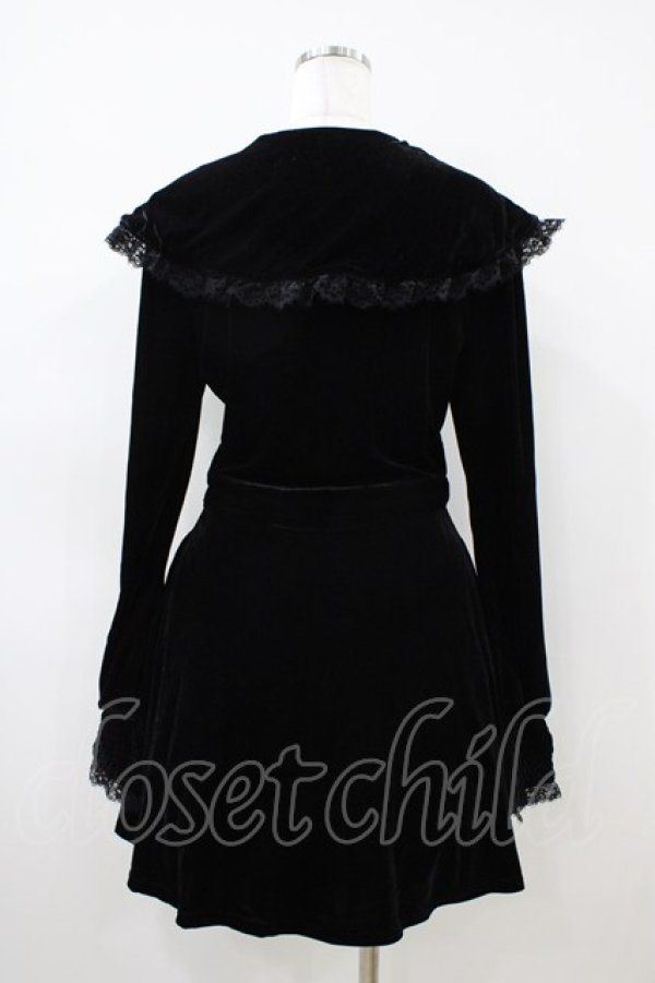 画像2: KILL STAR / Emilee Emilee Collar Dress M ブラック H-26-04-03-037-SL-OP-KB-ZH (2)