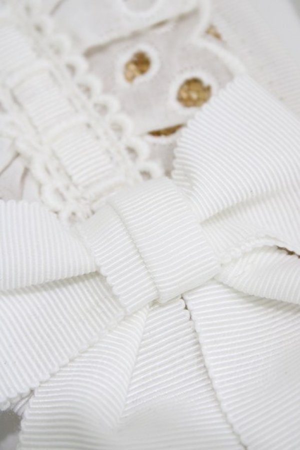 画像4: Shirley Temple / ストローヘッドドレス  ホワイト H-26-04-03-005-ET-AC-KB-ZH (4)