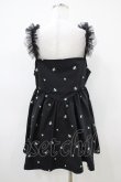 画像2: Candy Stripper / TINY FLOWER MINI ONE-PIECE  ブラック H-26-04-03-047-PU-OP-KB-ZH (2)