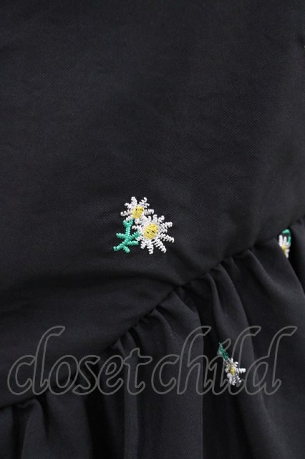 画像3: Candy Stripper / TINY FLOWER MINI ONE-PIECE  ブラック H-26-04-03-047-PU-OP-KB-ZH (3)