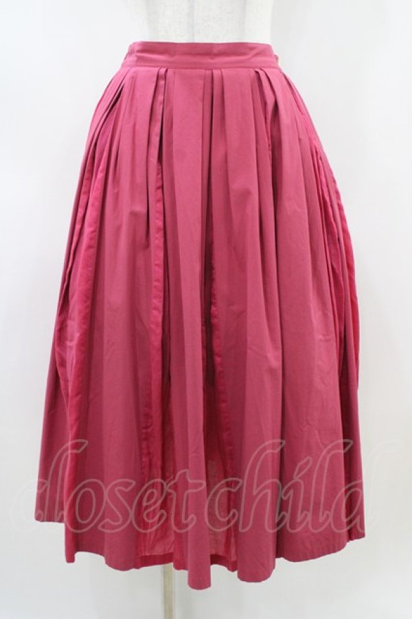 画像1: Jane Marple Dans Le Salon / プリーツロングスカート M ローズピンク H-26-04-03-050-JM-SK-KB-ZH (1)