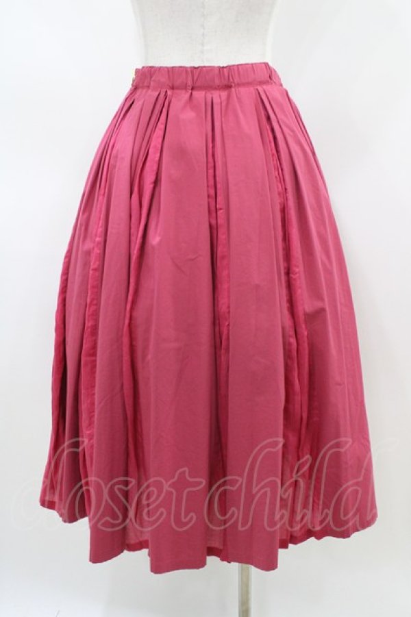 画像2: Jane Marple Dans Le Salon / プリーツロングスカート M ローズピンク H-26-04-03-050-JM-SK-KB-ZH (2)