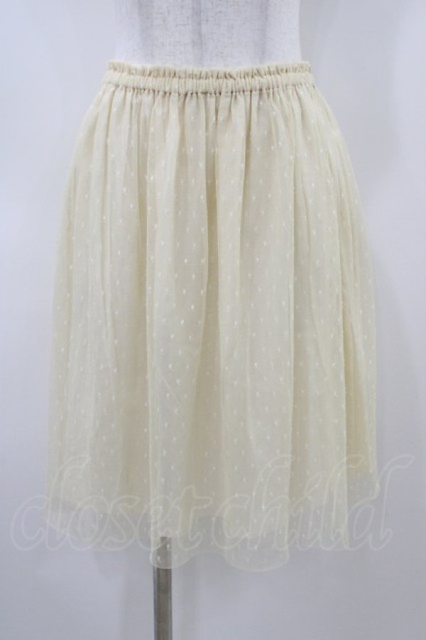 画像1: Jane Marple / ドットチュチュスカート  アイボリー H-26-04-03-052-JM-SK-KB-ZH (1)