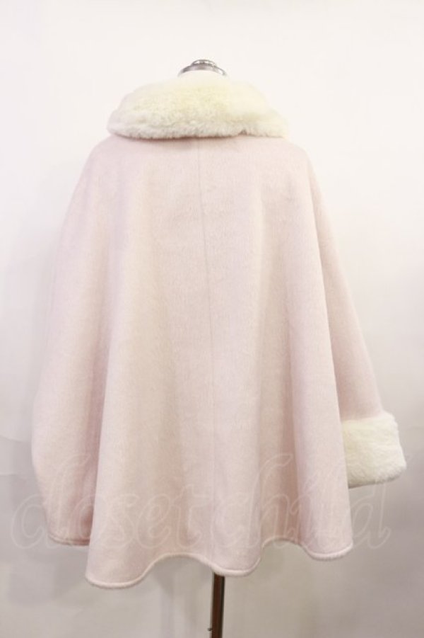 画像2: evelyn / ビジューポンチョコート Free ピンク H-26-04-03-1036-LO-CO-NS-ZH (2)