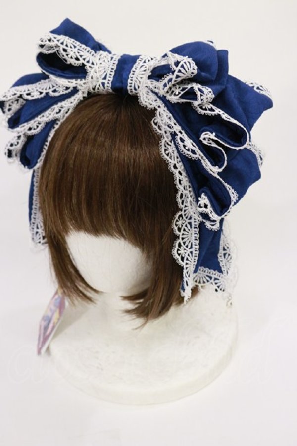 画像1: Hoshibako Works / 東方Project x HoshibakoWorks チルノ リボンカチューシャ  ブルー H-26-04-03-1041-LO-AC-NS-ZH (1)