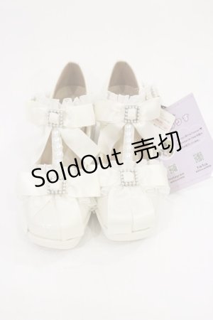 画像: Lovely Tency / 眞白ありす/MAフリルリボンPLP M 白 H-26-04-03-1043-GO-SH-NS-ZH