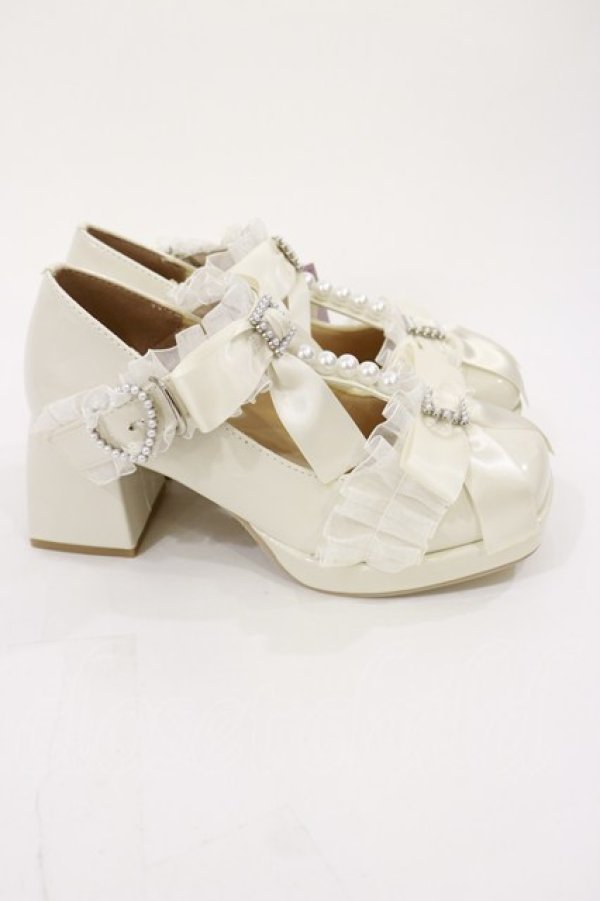 画像2: Lovely Tency / 眞白ありす/MAフリルリボンPLP M 白 H-26-04-03-1043-GO-SH-NS-ZH (2)