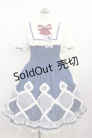 画像: Hoshibako Works / 東方Project x HoshibakoWorks チルノ パフスリーブワンピース S ブルー H-26-04-03-1005-LO-OP-NS-ZH