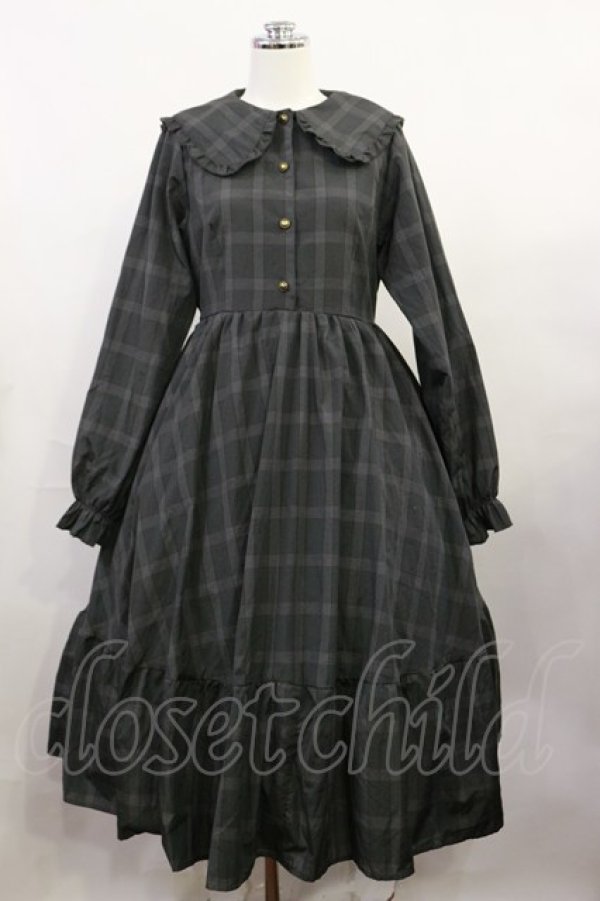 画像1: m petit by misako / TT*AOKチェックOP S グレー H-26-04-03-1006-LO-OP-NS-ZH (1)