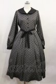 画像1: m petit by misako / AOKドットフロッキーワンピース S グレー H-26-04-03-1007-LO-OP-NS-ZH (1)