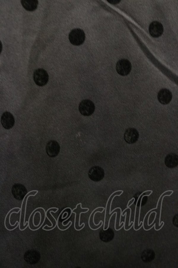 画像3: m petit by misako / AOKドットフロッキーワンピース S グレー H-26-04-03-1007-LO-OP-NS-ZH (3)