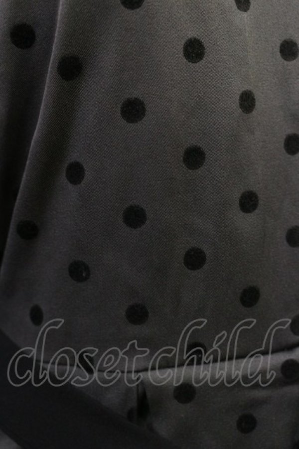 画像4: m petit by misako / AOKドットフロッキーワンピース S グレー H-26-04-03-1007-LO-OP-NS-ZH (4)