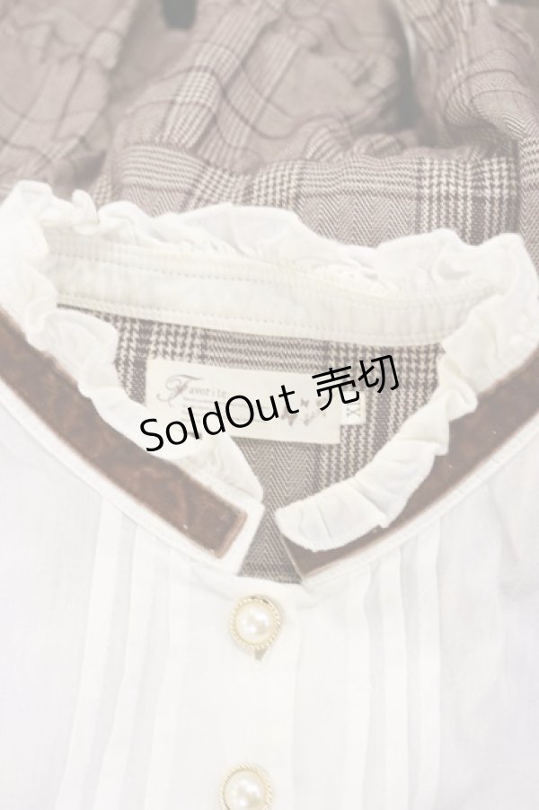 画像4: Favorite / チェックワンピース XL ブラウン H-26-04-03-1011-LO-OP-NS-ZH (4)