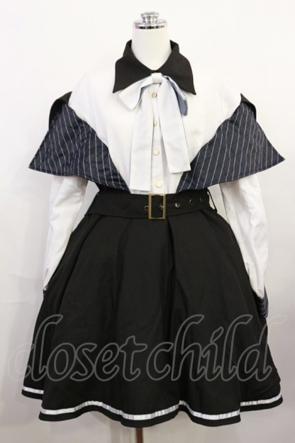 画像1: Favorite / 重ね着風ワンピース XL ブラック H-26-04-03-1017-LO-OP-NS-ZH (1)