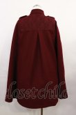 画像2: axes femme / ナポレオンマント風コート M ボルドー H-26-04-03-1018-AX-CO-NS-ZH (2)