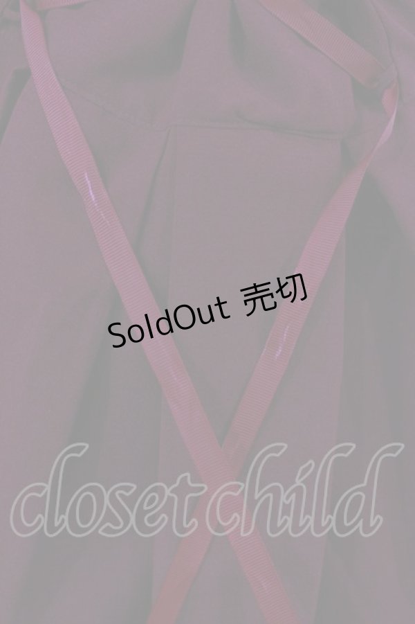 画像3: Innocent World / コルセット裾ラインジャンパースカート Free ボルドー H-26-04-03-1002-IW-OP-NS-ZH (3)