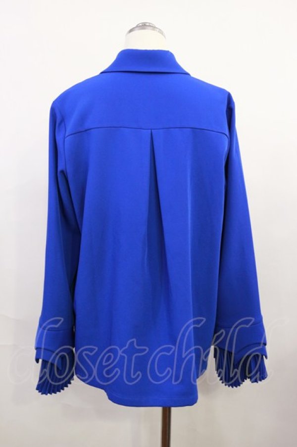 画像2: Princess Chronicles（海外ロリータブランド） / プリーツブラウス L ブルー H-26-04-03-1032-LO-BL-NS-ZH (2)