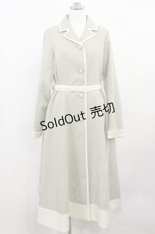 画像1: an another angelus / カメオ釦バイカラーコート【洗える】 Free L/GR×W H-26-04-03-1034-CA-CO-NS-ZH (1)