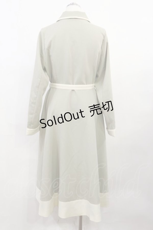 画像2: an another angelus / カメオ釦バイカラーコート【洗える】 Free L/GR×W H-26-04-03-1034-CA-CO-NS-ZH (2)