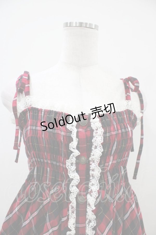 画像4: PUTUMAYO / タータンチェックSET  赤黒チェック H-26-04-03-006-PT-OP-AK-ZH (4)