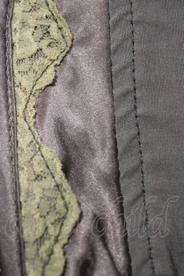 画像3: Ozz oneste / サテン切替ZIPジャケット  茶 H-26-04-03-054-OO-JA-KB-ZH (3)