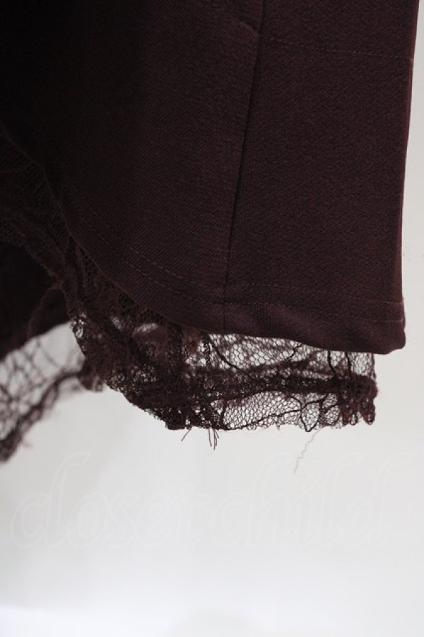 画像4: Ozz Croce / クモメッシュフードカーデ  ボルドー H-26-04-03-055-OO-TO-KB-ZH (4)