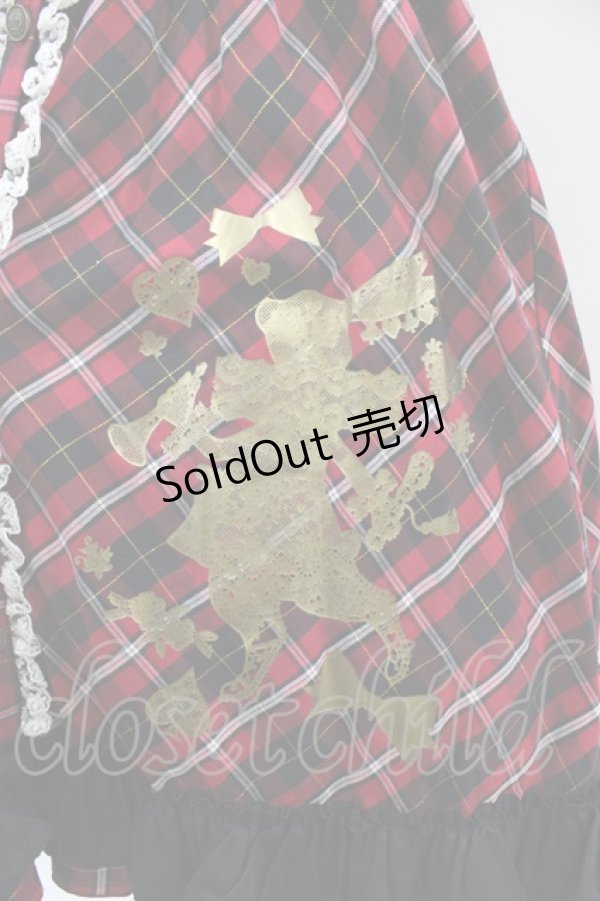 画像5: PUTUMAYO / タータンチェックSET  赤黒チェック H-26-04-03-006-PT-OP-AK-ZH (5)