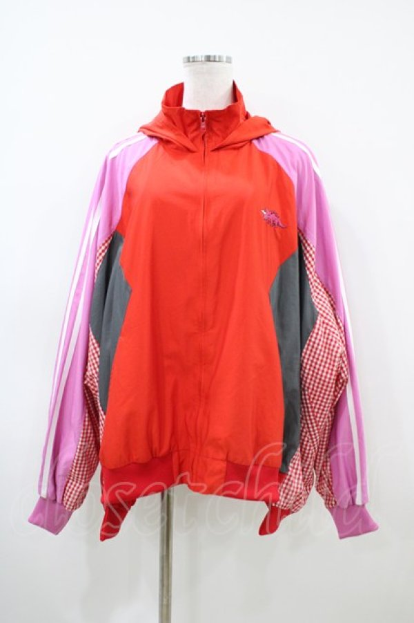 画像1: Candy Stripper / BRAVE DINOSAURブルゾン 2 レッド H-26-04-03-057-PU-JA-KB-ZH (1)