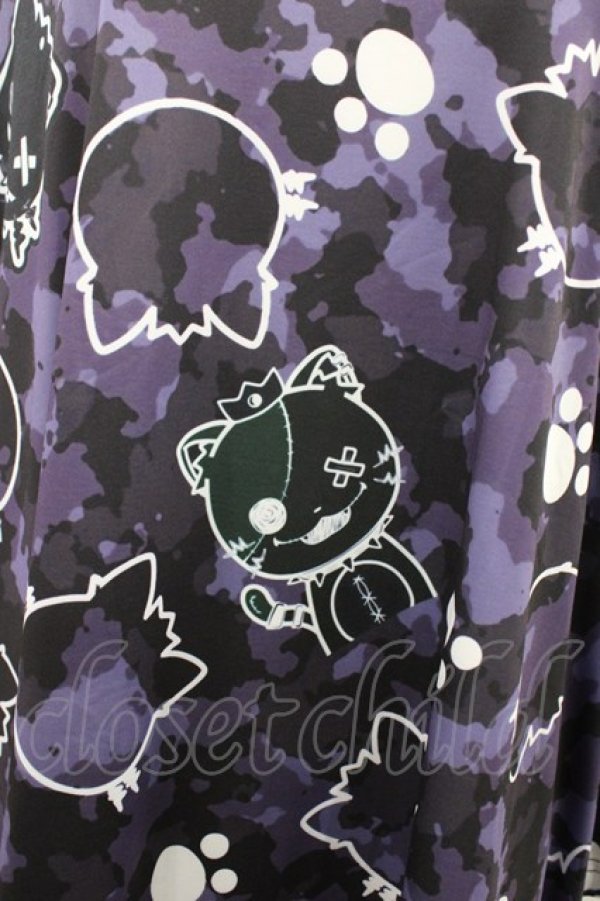 画像3: NieR Clothing / BIG SIZE CUTSEW  パープル H-26-04-03-058-PU-TO-KB-ZH (3)