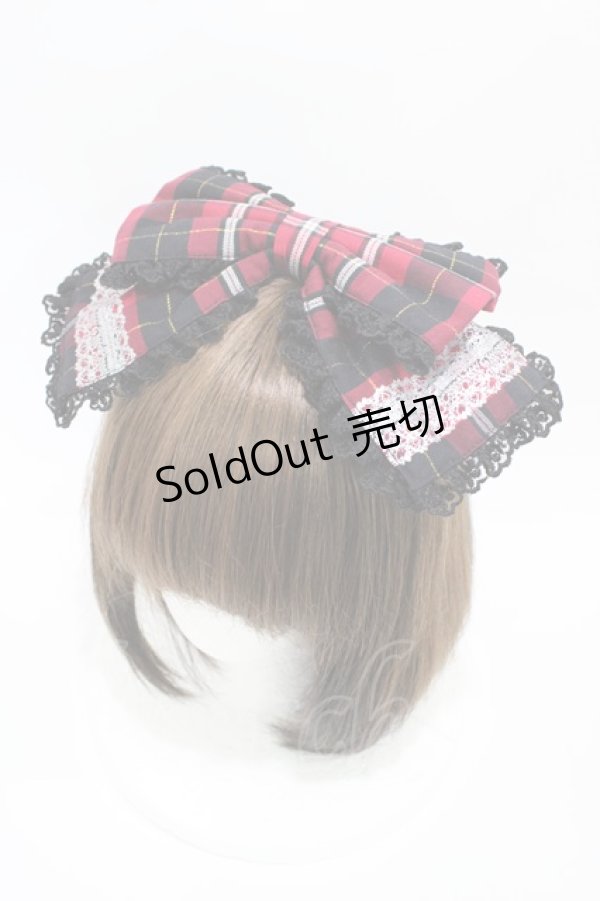 画像6: PUTUMAYO / タータンチェックSET  赤黒チェック H-26-04-03-006-PT-OP-AK-ZH (6)