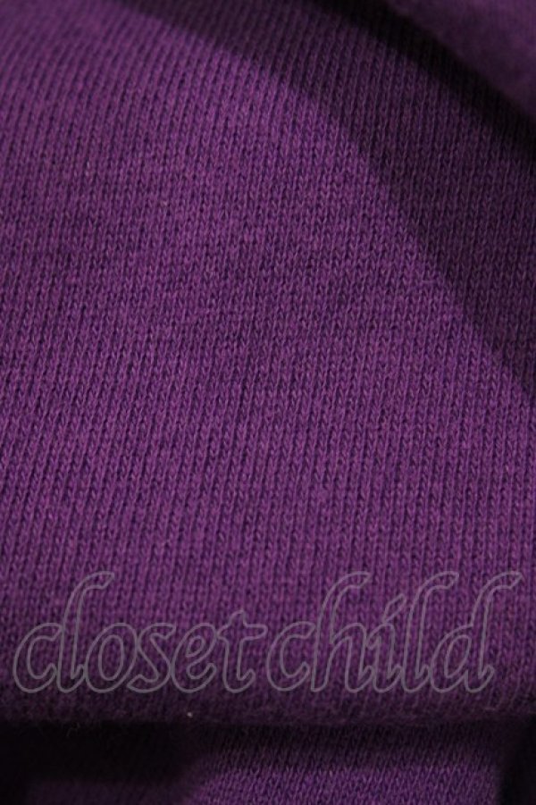 画像4: Candy Stripper / CANDYS PLAY SWEATワンピース  パープル H-26-04-03-059-PU-OP-KB-ZH (4)