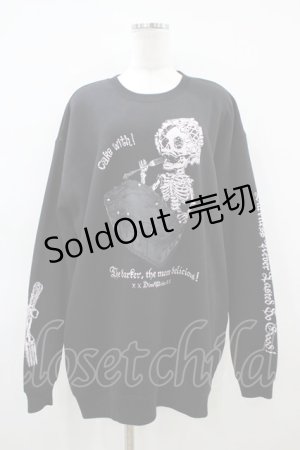 画像: DimMoire / The Coffin Cakeスウェット【Cake with×DimMoire】  ブラック H-26-04-03-062-0-TO-KB-ZH